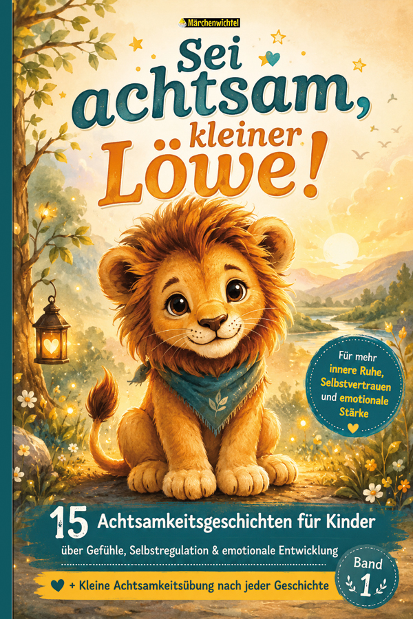 Buchcover Sei achtsam, kleiner Löwe – Achtsamkeitsgeschichten für Kinder