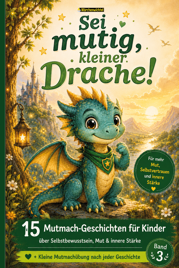 Buchcover Sei mutig, kleiner Drache – Mutmach-Geschichten für Kinder