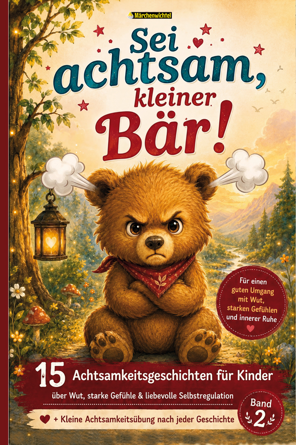 Buchcover Sei achtsam, kleiner Bär – Geschichten über Wut und starke Gefühle