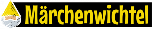 Märchenwichtel Logo im Querformat mit Hintergrundtransparenz