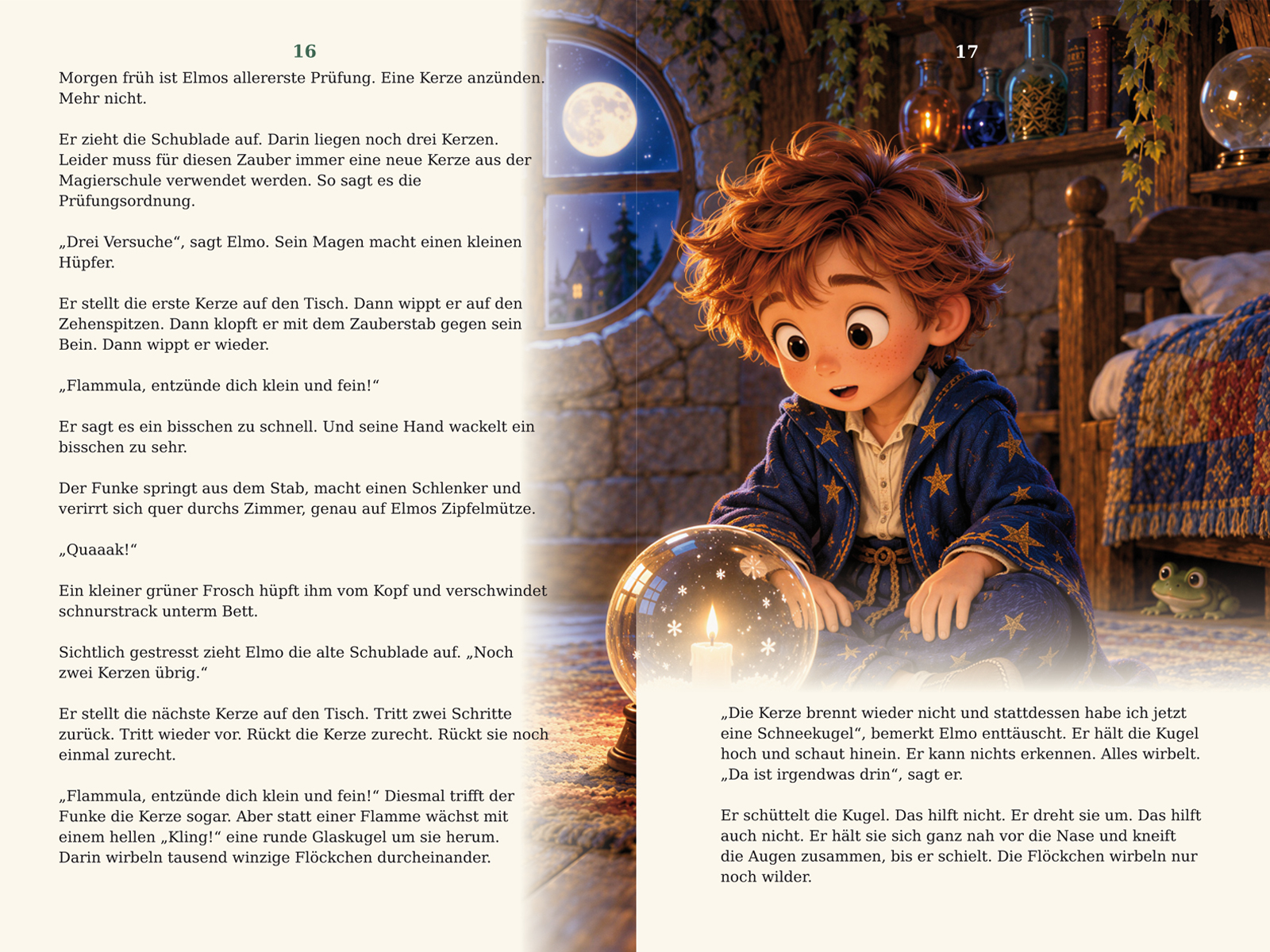 Leseprobe aus Kurze Gute-Nacht-Geschichten für Kinder ab 3 Jahren mit dem Zauberer Elmo